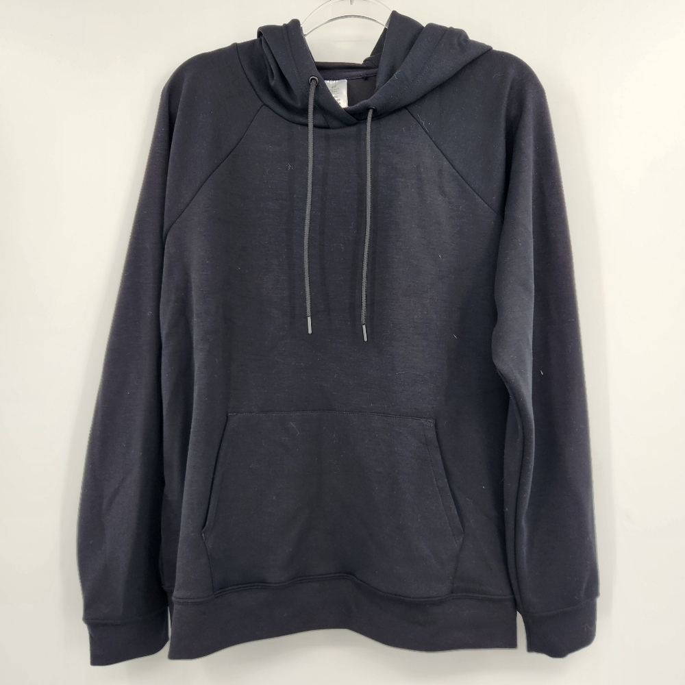 Members Mark Ladies Lounge Hoodie Size XL Black Long Sleeve Hood